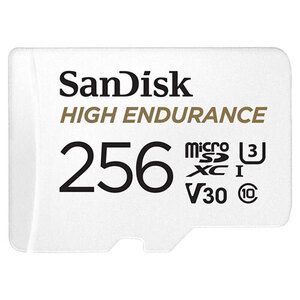 SanDisk 高耐久 microSDXCカード 256GB Class10 UHS-1 U3 V30 R:98MB/s W:40MB/s 海外リテール品 SDSQQNR-256G-GN6IA /l