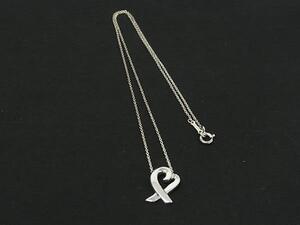 1円 ■美品■ TIFFANY＆Co ティファニー パロマピカソ ラビングハート SV925 ネックレス ペンダント アクセサリー シルバー系 BN0433