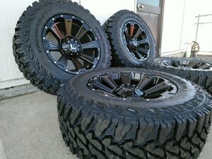 プラド ハイラックス サーフ タイヤホイールセット ヨコハマ ジオランダー MT 265/70R17 265/65R17 17インチ DeathRock