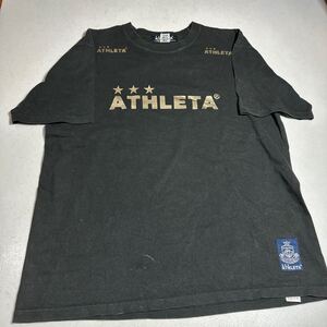 アスレタ ATHLETA 日本製 フットサル サッカー 半袖 Tシャツ Lサイズ