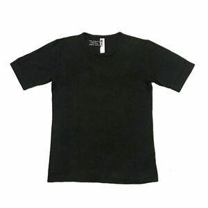 MHL./MARGARET HOWELL/U Neck Short Sleeve Tee/Football Shirt/Black/Large/エムエイチエル/マーガレットハウエル/半袖カットソー/Tシャツ