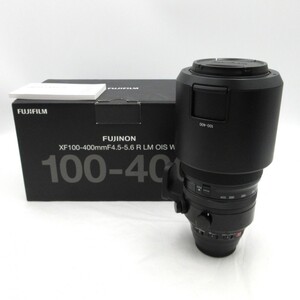 1円〜 FUJIFILM 富士フイルム FUJINON XF 100-400mm F4.5-5.6 R LM OIS WR ズームレンズ 箱付 動作未確認 現状品 y236-3365587【Y商品】