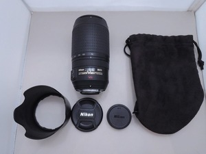 ニコン Nikon Fマウント フルサイズ レンズ AF-S NIKKOR VR ZOOM-Nikkor 70-300mm f4.5-5.6 G IF ED