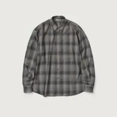 24aw AURALEE LIGHT WOOL CHECK SHIRT サイズ4