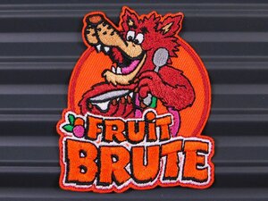 ◆送料\110◆【FRUiT BRUTE・フルーツブルート】※《アイロン刺繍ワッペン》　モンスターシリアル　アメリカン雑貨　アイロンワッペン