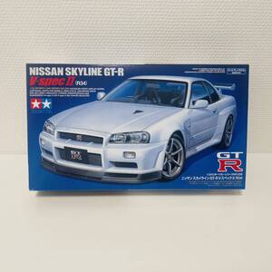 タミヤ模型 ニッサン スカイライン GT-R R34 V-Spec-2 1/24 NISSAN SKYLINE GT-R R34 V-Spec-2 スポーツカーシリーズ No.258 プラモデル