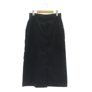 ロンハーマン ヴィンテージ R.H.vintage 24AW Recycle Polyester Chino Long Skirt チノスカート ロング フロントボタン S 紺 ネイビー /H