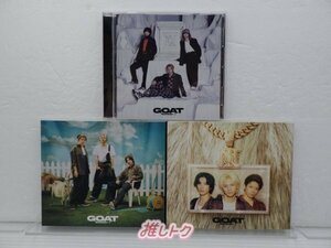 Number_i CD 3点セット GOAT 初回生産限定盤A(CD+BD)/B(CD+BD)/通常盤 [難小]