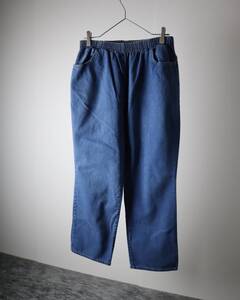 P416 Wide Silhouette Denim Easy Pants Jeans 80s 90s vintage ワイド ルーズ デニム イージーパンツ レトロ ジーンズ 青系