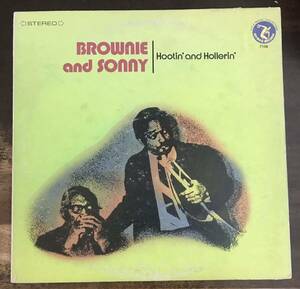 ■BROWNIE McGHEE & SONNY TERRY ■ブラウニー・マッギー & ソニー・テリー ■ Hootin’’ And Hollerin’ / 1LP / Olympic Records / Lig
