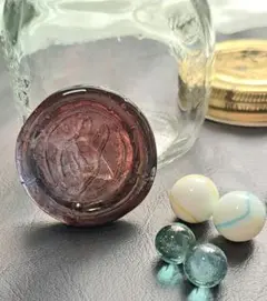 アンティークガラス　石蹴りガラス　ビー玉