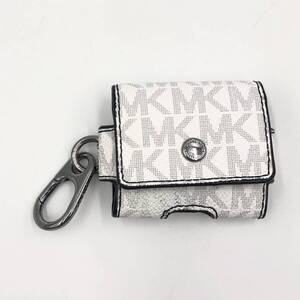 □MICHAEL KORS キーホルダー 白 マイケルコース キーホルダー エアポッツプロケース 36H0LHRL1B AirPods 複数落札同梱OK B241122-6