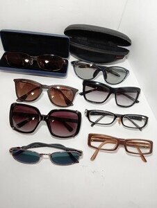 1円【現状品/おまとめ】サングラス メガネ　まとめ8点　 Ray-Ban/レイバン　DIESEL/ディーゼル　CHANEL/シャネル等