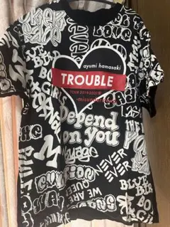 浜崎あゆみグッズ 2019-2020 troubleツアー　Tシャツ