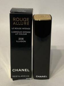 I4E267◆新古品◆ シャネル CHANEL ルージュ アリュール 206 イリュージョン リップスティック 口紅 3.5g