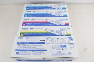 未使用 EPSON 環境推進トナー LPC3T21KP LPC3T21C LPC3T21Y LPC3T21M 4色5箱セット ブラック/シアン/イエロー/マゼンタ エプソン 24056301