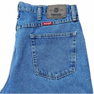 WRANGLER ラングラー ストレートジーンズ W36 ブルー デニムパンツ (OL266)