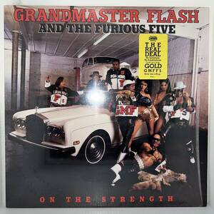 Hip Hop LP - Grandmaster Flash and The Furious Five - On The Strength - Elektra - シュリンク付