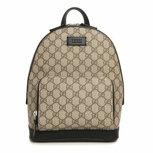 （新品・未使用品）グッチ GUCCI エデン スモール リュック デイパック バックパック GGスプリームキャンバス ベージュ エボニー 黒 429020