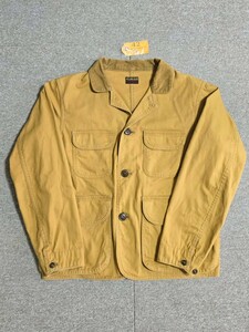 アットラスト ハンティングジャケット42 ブッチャープロダクツ ATLAST TIMEWORN CLOTHING 4ポケット ライダースジャケットBUTCHER PRODUCTS