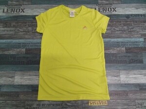 ADIDAS アディダス レディース UV CARE ドライ 半袖Tシャツ M 蛍光黄緑