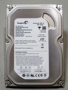 【中古】ST3250410AS SEAGATE 容量250GB SATA接続 本体のみ