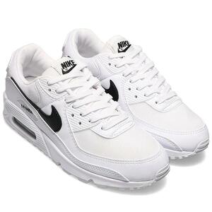 送料無料 23.5cm●NIKE ナイキ WMNS AIR MAX 90 ウィメンズ エア マックス 90 DH8010-101 白 黒 