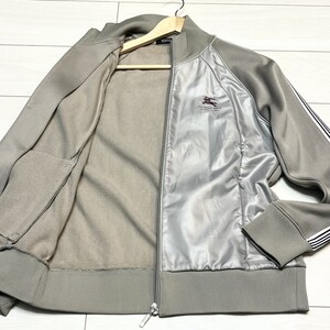 未使用級/Lサイズ●バーバリーブラックレーベル トラックジャケット BURBERRY BLACK LABEL ブルゾン ジャージ ホースロゴ 軽量 ベージュ