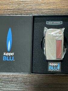 zippo Marllboro BLU TM 限定品 マルボロ ブルー ガスライター GAS LIGHTER シルバーダスト 特殊加工品 SILVER DAST デットストック