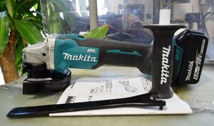 【makita マキタ】 125mm GA504DN(NN) 充電式ディスクグラインダー 中古品/ BL1860B(18V-6.0AH)/バッテリー）1本付