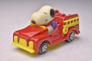 SNOOPY ★ スヌーピー ★ 消防車 ★ 赤い車 ★ ミニカー ★ ピーナッツ ★ PEANUTS ★ 中古品 ★