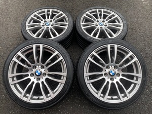 バリ山タイヤ！BMW 3シリーズ(F30,F31)Mスポーツ オプション純正スタースポーク403M 8/8.5J-19インチ ET36/47　4シリーズ