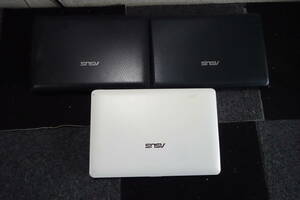 棚20・A3　ASUS　Eee　PC　1005PE/Eee　PC　Seashell　Series　2台　Windows　7　ノートパソコン　まとめ3台セット　本体のみ　現状品