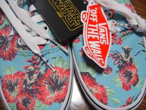 STAR WARS スターウォーズ VANS バンズ ハイビスカス ヨーダ 7.5 アロハ 25.5 オーセンティック スニーカー スカイウォーカーの夜明け 最後