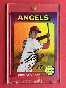 激レア 大谷翔平 世界に1枚限定 カード 2019 Topps Archives Shohei Ohtani Gold Foilboard Card ゴールドフォイル 1／1 MVP one-of-one