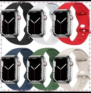 1円~【246】Apple Watch バンド アップルウォッチ6本セット　42mm