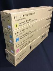 【R06K166】未使用 FUJI XEROX FUJIFILM 純正 トナーカートリッジ CT202484 CT202485 CT202486 CT202487 CMYK 4色セット