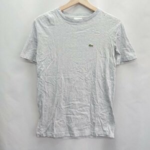 ◇ LACOSTE ラコステ 半袖 Tシャツ サイズ2 グレー レディース E