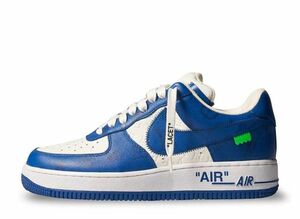 Louis Vuitton Nike Air Force 1 Low by Virgil Abloh "White & Team Royal Blue" 27.5cm 1A9VAO