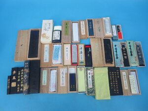 中国 　日本　墨　書道具　まとめて　大量セット　現状品　（箱　15DDC