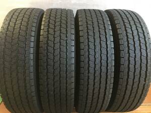 即決送料無料◆165/80R14LT/97-95N/冬4本/残溝約6㎜/製造2019年/バン/トラック/プロボックス/サクシード/タウンエース/ADバン等