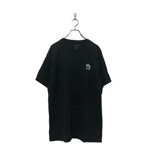 Champion 半袖 プリント Tシャツ L チャンピオン ダークグレー ホワイト シンプル 古着卸 アメリカ仕入 a604-5096