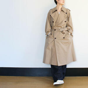 AURALEE オーラリー FINX POLYESTER BIG TRENCH COAT 　トレンチコート