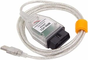 MINI-VCI J2534 インターフェース ケーブル TOYOTA TIS OBD2 USB トヨタ車用診断ケーブル おまけ診断ソフト付き 