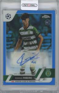 【RODRIGO RIBEIRO(Sporting CP)】2022-23 TOPPS Chrome UEFA Club Competitions Autographs Blue Refractors[033/150]