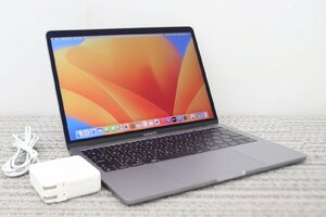 N 1円♪ 4【2017年！i7】Apple/MacBook ProA1708(13-inch,2017,TwoThunderbolt 3ports)/core i7-2.5GHz/16GB/SSD：256GB