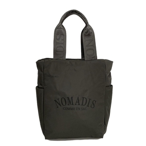 ノマディス NOMADIS トートバッグ - ダークグレー 美品 バッグ