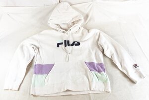 FILA フィラ パーカー 白 長袖 M OY-1