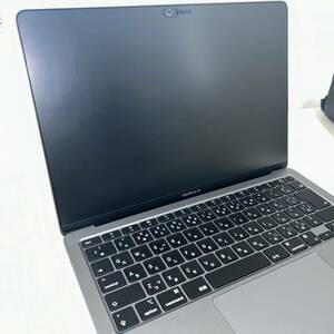 【美品】MacBook Air 13インチ スペースグレー M1チップ 8GB 256GB JISキーボード バッテリー90% 送料無料