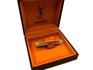 YVESSAINTLAURENT イヴサンローラン ネクタイピン タイピン ビジネス 紳士 アクセサリー ゴールド系 DD8926